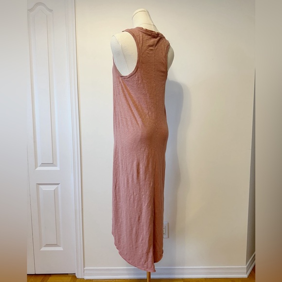 Z Supply 100% coton v neck maxi summer dress in pink size xsmall - Picture 4 of 8